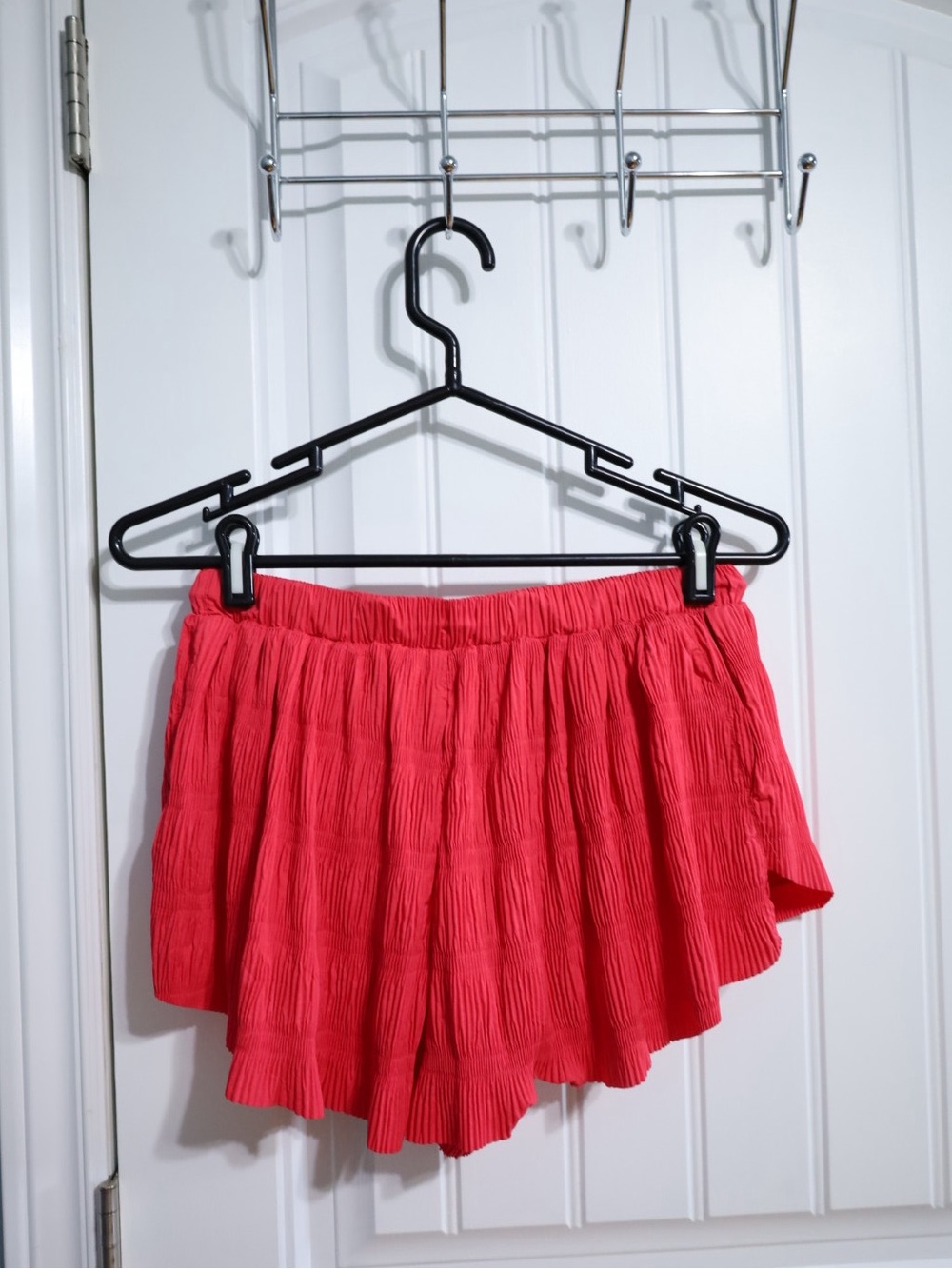 Free People Movement Shirr Enough Shorts Fuchsia Pink Women’s Size Small - Picture 6 of 10